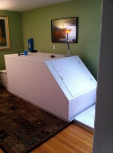 Robert Scheinfeld's sensory deprivation tank