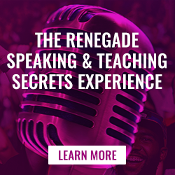Renegade Speaking And Teaching